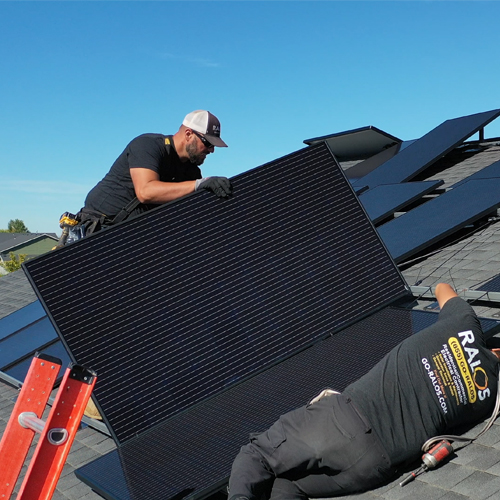 RALOS Solar Install on Roof Top